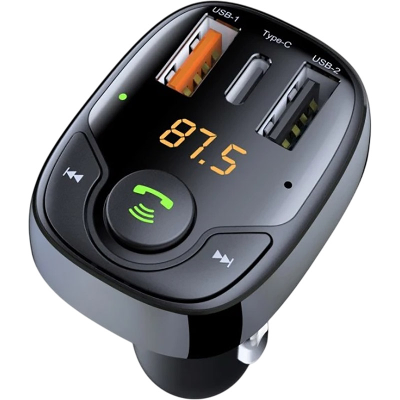 FM-трансмиттер REMZONA Vibe PD 36W FMAAC-02BK (6902856190628)