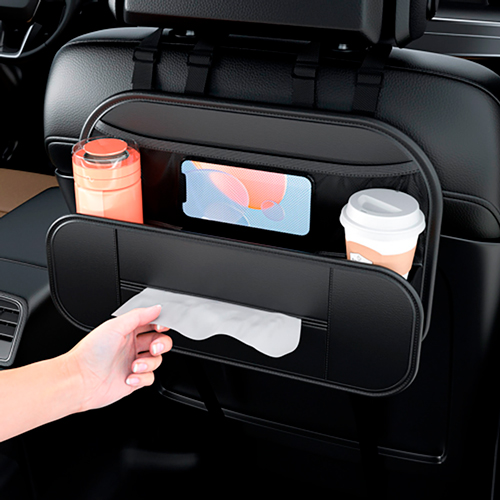 Автоорганайзер CABULE 36 x 24 см Black (CABULE-36824-Bl) Матеріал штучна шкіра