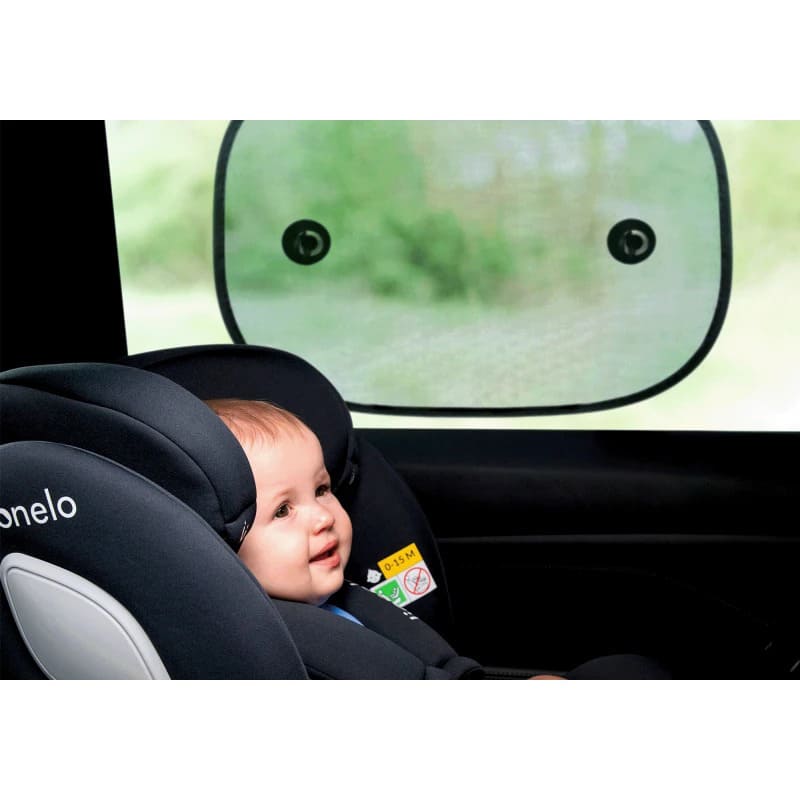 Сонцезахисний екран LIONELO Sanshade Black 2 шт (LO-SUNSHADE BLACK) Сумісніть універсальні