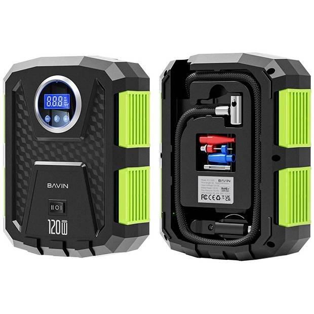 Автокомпрессор BAVIN PC1159S 120W 150PSI Black (Z-PC1159S BK)