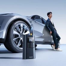 Автокомпрессор BASEUS PrimeTrip VA1 Wired and Wireless 2-in-1 Tire Inflator Cosmic Black (C11169001121-00)