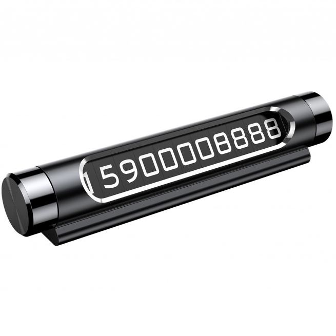 Парковочная карта BASEUS Temporary Parking Number Card Black (ACNUM-01)