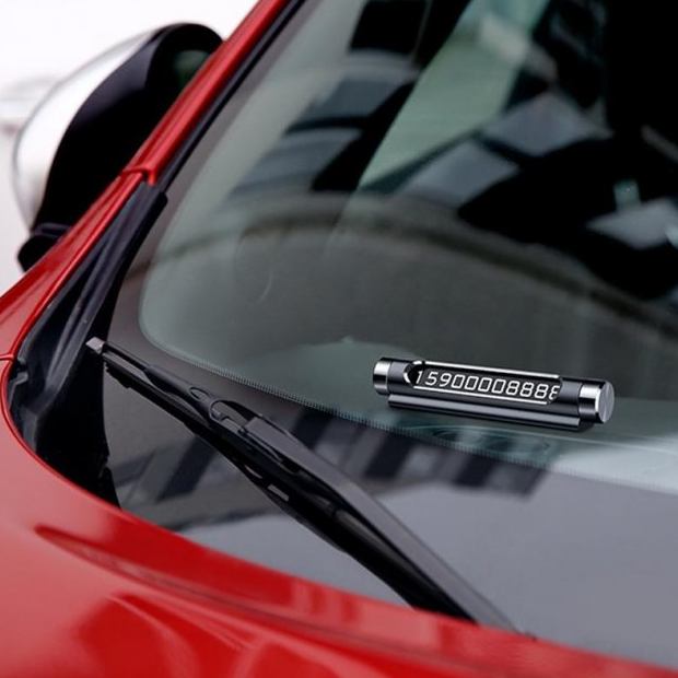 Фото 3 Парковочная карта BASEUS Temporary Parking Number Card Black (ACNUM-01)