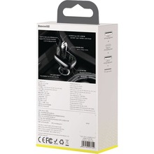 FM-трансмиттер BASEUS OS-T Shaped S-13 Black (CCMT000101)