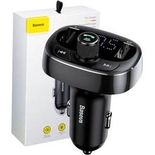 FM трансмиттер BASEUS OS-T Shaped S-09 Black (CCMT000301)