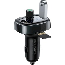 FM трансмиттер BASEUS OS-T Shaped S-09 Black (CCMT000301)