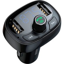 FM трансмиттер BASEUS OS-T Shaped S-09 Black (CCMT000301)