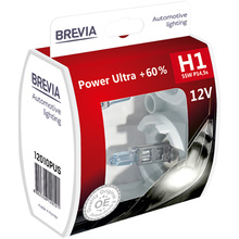 Лампа BREVIA H1 12V 55W P14.5s Power Ultra+60% S2 (12010PUS)