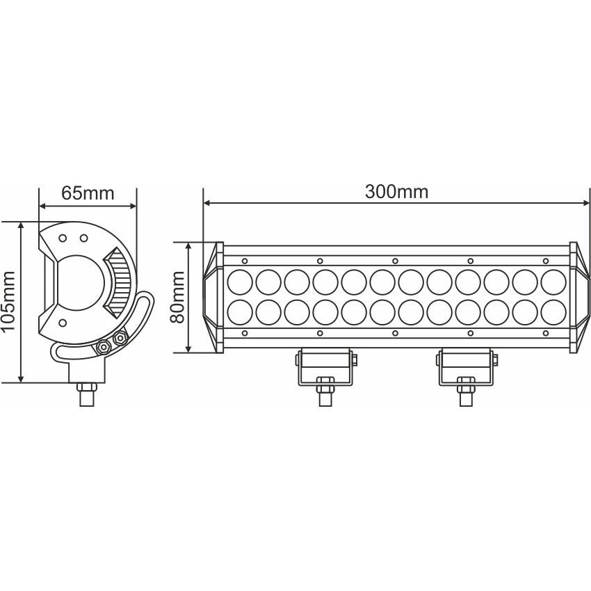 Фото Фара BREVIA 10-30V 72W 6000Lm (10724FX1)