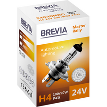 Лампа BREVIA H4 24V 100/90W P43t Master Rally CP (24040MRC)