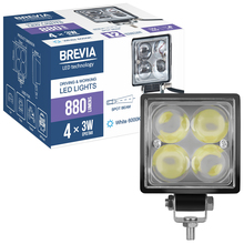 Фара світлодіодна BREVIA 10-30V 12W 4 x 3W 880 Lm ERISTAR 4D SPOT 1 шт (10602QLX1)