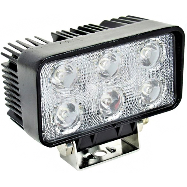 Фара светодиодная BREVIA 10-30V 18W 6 x 3W 1320Lm EPISTAR WHITE SPOT 1 шт (10612QSX1)