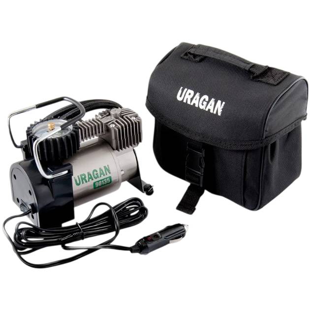 Компрессор URAGAN с автостопом (90135) Дополнительно Вольтаж 12V;