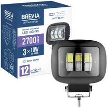 Фара светодиодная BREVIA 10-30V 30W 3 x 10W 2700Lm CSP1860DE 1 шт (10660QLX1)