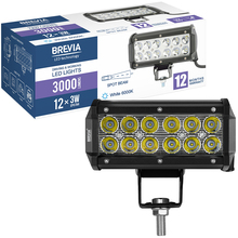 Фара светодиодная BREVIA 10-30V 36W 12 x 3W 3000Lm CREE SPOT 1 шт (10712SX1)