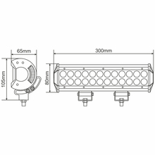 Фара світлодіодна BREVIA 10-30V 72W 24 x 3W 6000Lm CREE COMBO 1 шт (10724CX1)
