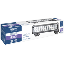 Фара світлодіодна BREVIA 10-30V 72W 24 x 3W 6000Lm CREE COMBO 1 шт (10724CX1)
