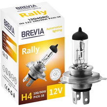 Галогеновая лампа Brevia H4 12V 100/90W P43t Rally CP (12040RC)