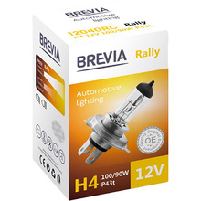 Галогеновая лампа Brevia H4 12V 100/90W P43t Rally CP (12040RC)