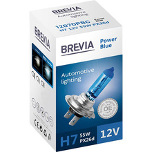 Галогеновая лампа BREVIA H7 12V 55W PX26d Power Blue СР (12070PBC)