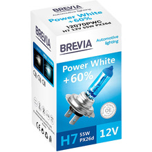 Галогеновая лампа BREVIA H4 12V 60/55W P43t Power White +60% 4300K CP (10/200 шт.) (12070PWC)