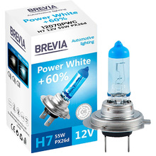 Галогеновая лампа BREVIA H4 12V 60/55W P43t Power White +60% 4300K CP (10/200 шт.) (12070PWC)