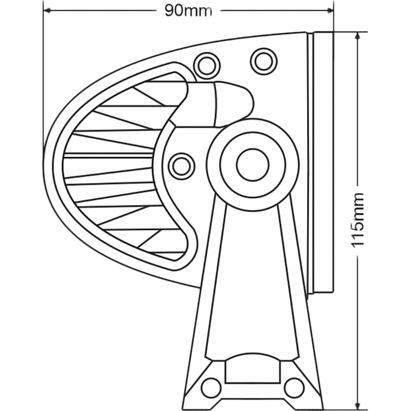 Покупка Фара светодиодная BREVIA CREE SPOT 240W (60800SX1)