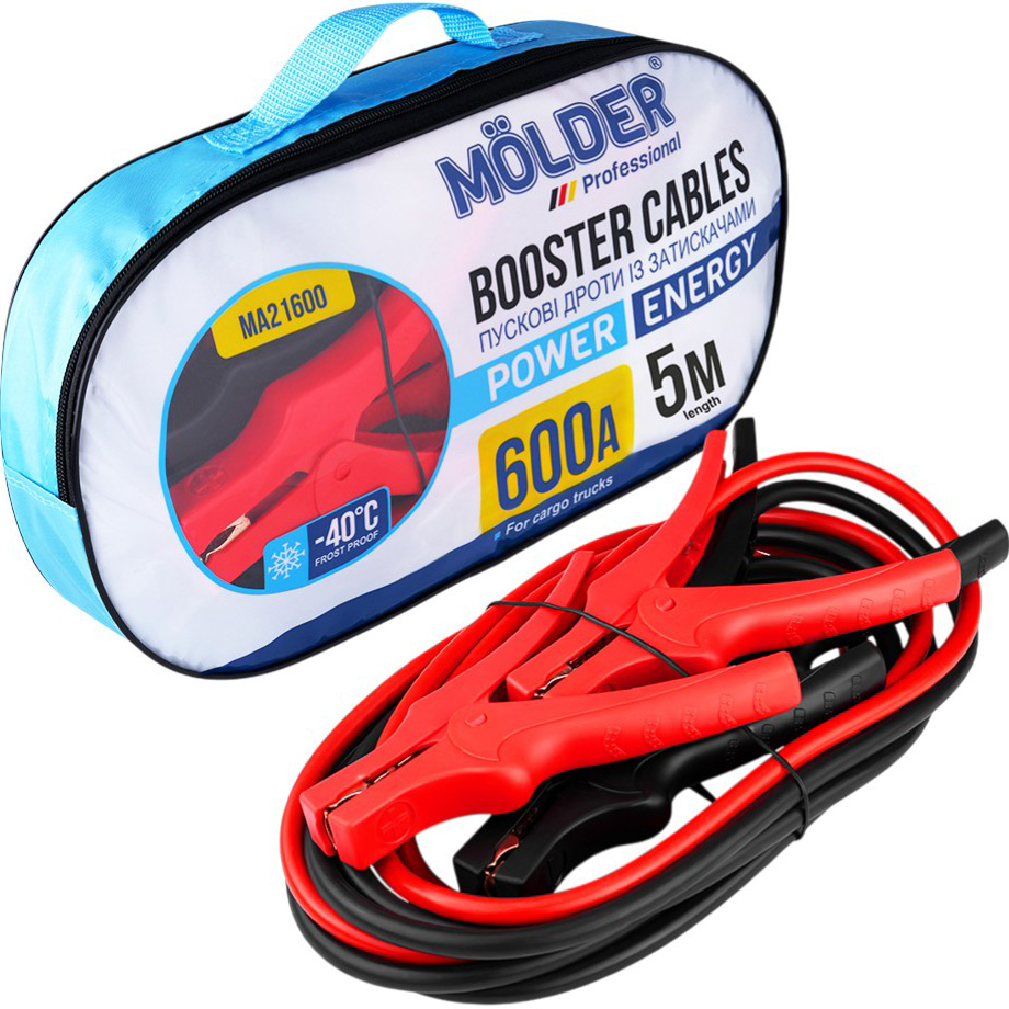 Стартовые провода MOLDER 600А 5 м (MA21600)