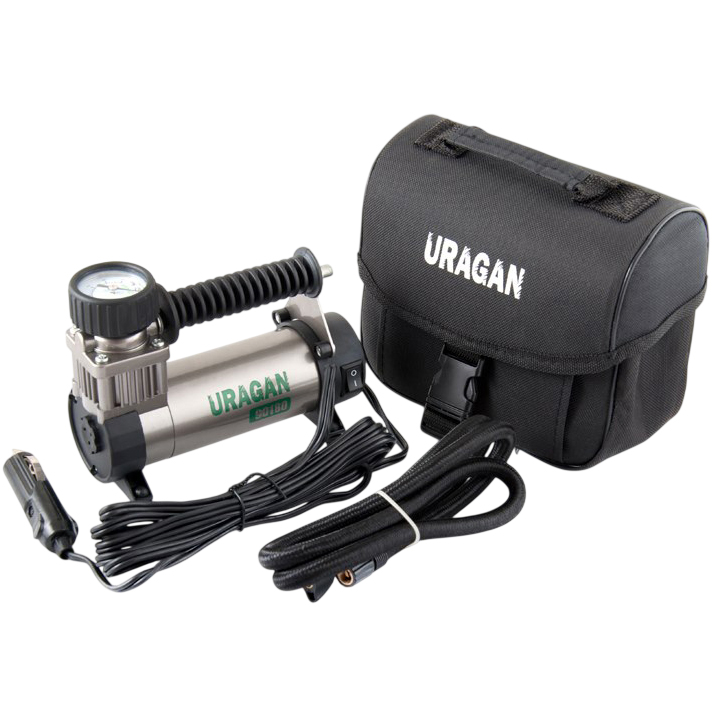 Автомобільний компресор URAGAN (90180) Матеріал метал