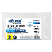 Ремінь стяжний MOLDER 3т 8м (MA20308)