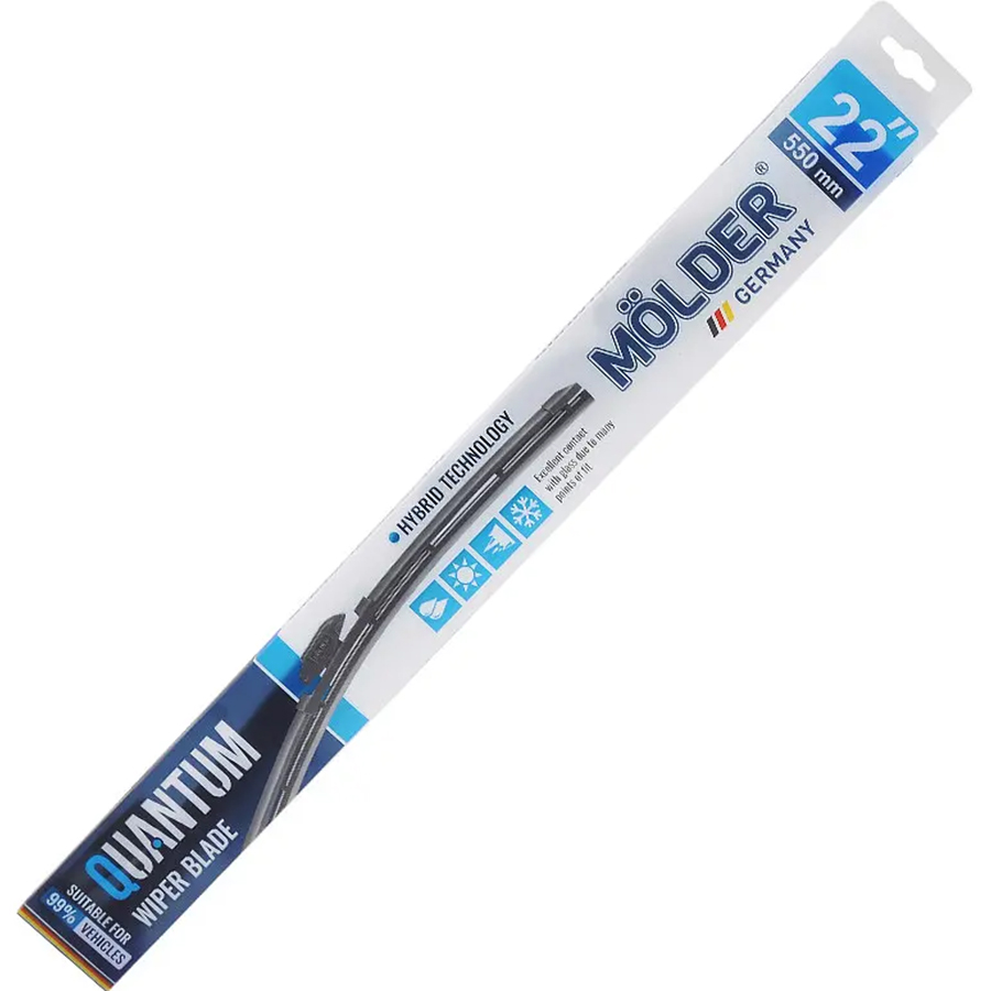 Щітка склоочисника MOLDER Quantum гібридна 550мм (MQ550)