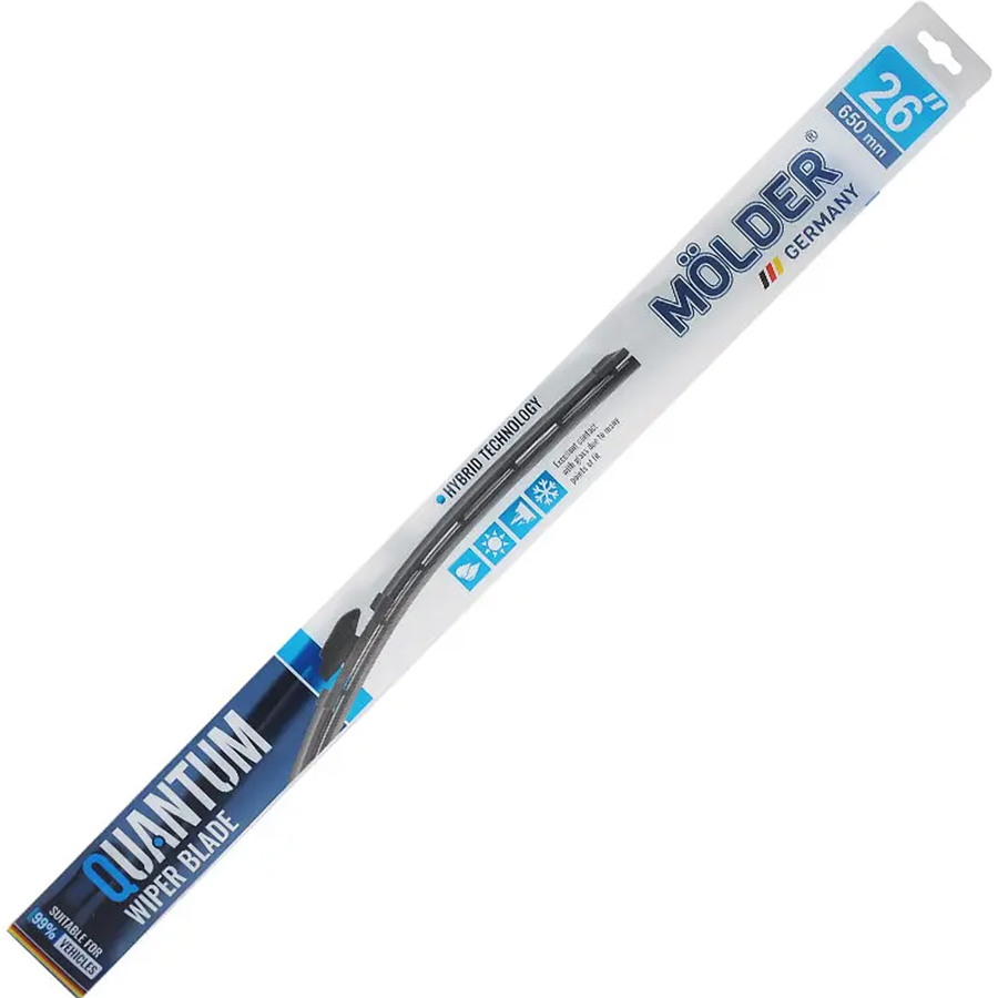 Щетка стеклоочистителя MOLDER Quantum гибридная 650мм (MQ650)