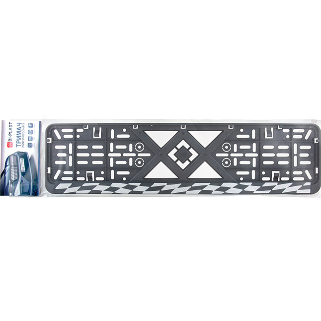 Рамка номера BI-PLAST спорт (BP-210) Материал  пластик