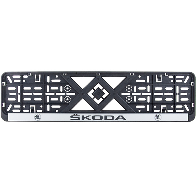 Рамка номера BI-PLAST SKODA (BP-237)