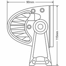 Фара світлодіодна BREVIA Cree Combo 120W (60400CX1)