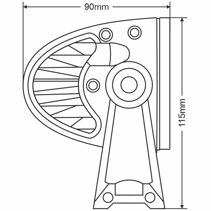 Покупка Фара світлодіодна BREVIA Cree Flood 120W (60400FX1)