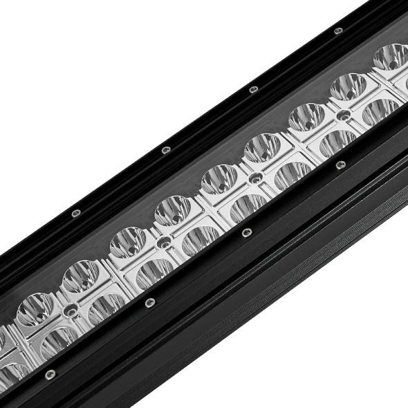 Фара світлодіодна BREVIA Cree Spot 120W (60400SX1) Додатково тип променя: SPOT (точковий); оснащена 40 світлодіодами CREE (3W кожний); світловий потік 11200 Lm; ступінь захисту IP68; розміри: 554x82x90 мм; вага 2 кг; термін служби до 30000 годин; колірна температура 6000K