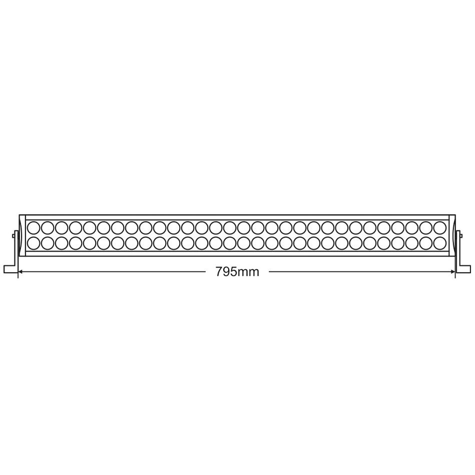 Фото Фара светодиодная BREVIA Cree Combo 180W (60600CX1)