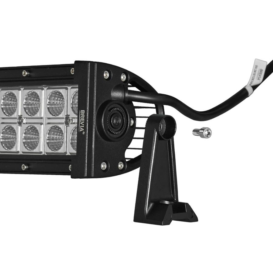 Фара светодиодная BREVIA Cree Flood 180W (60600FX1) Дополнительно тип луча: FLOOD (рассеянный); оснащена 60 светодиодами CREE (3W каждый); световой поток 16800 Lm; степень защиты IP68; размеры: 807x82x90 мм; вес 2.8 кг; срок службы до 30 000 часов; цветовая температура 6000K