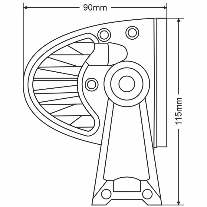 Покупка Фара світлодіодна BREVIA Cree Spot 180W (60600SX1)