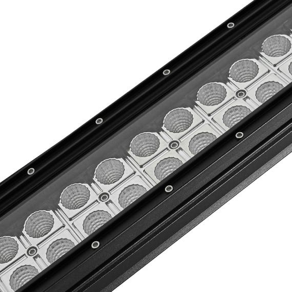 Фара світлодіодна BREVIA Cree Spot 180W (60600SX1) Додатково тип променя: SPOT (точковий); оснащена 60 світлодіодами CREE (3W кожний); світловий потік 16800 Lm; ступінь захисту IP68; розміри: 807x82x90 мм; вага 2.8 кг; термін служби до 30000 годин; колірна температура 6000K