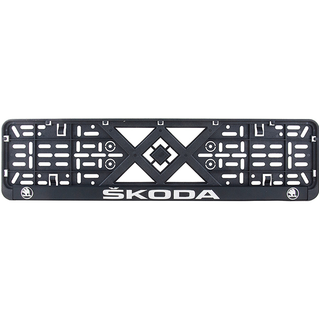 Рамка номера BI-PLAST SKODA (BP-284)