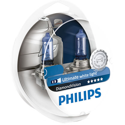 

Галогенная лампа PHILIPS H1 Diamond Vision 5000K 2шт/блистер (12258DVS2), H1 Diamond Vision, 5000K, 2шт/блистер