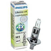 Галогенна лампа PHILIPS H1 LongLife EcoVision 1шт (12258LLECOC1)