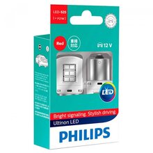 Лампа PHILIPS P21W RED Ultinon 12V 2 шт/блистер (11498ULRX2)