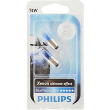 Автомобильная лампа PHILIPS BlueVision T4W (12929BVB2) 2 шт