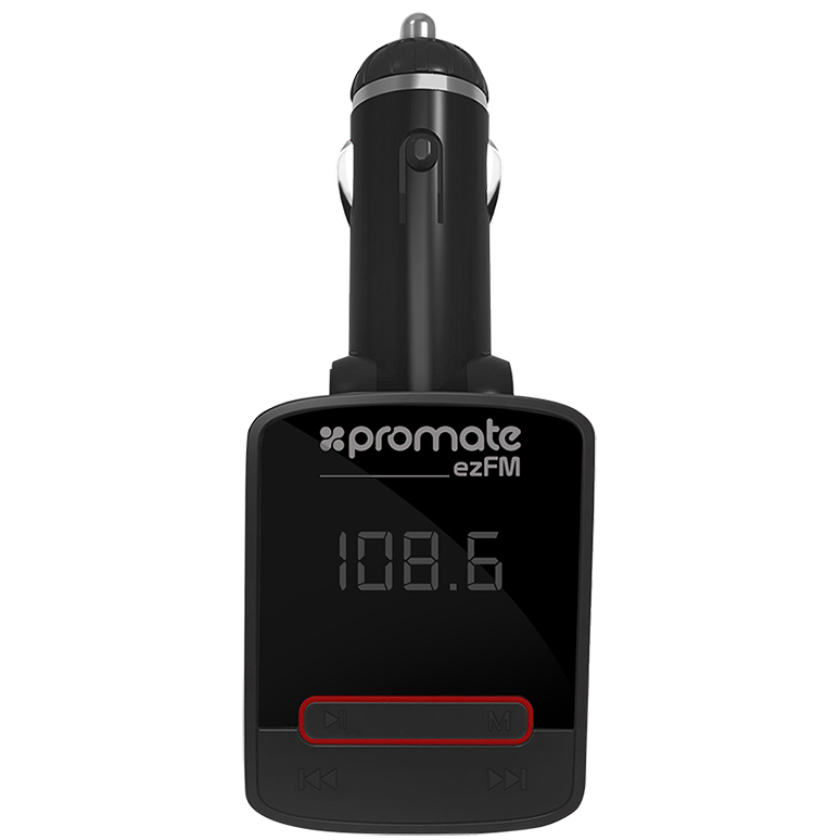 

FM-трансмиттер PROMATE ezFM Black, FM-трансмиттер ezFM Black