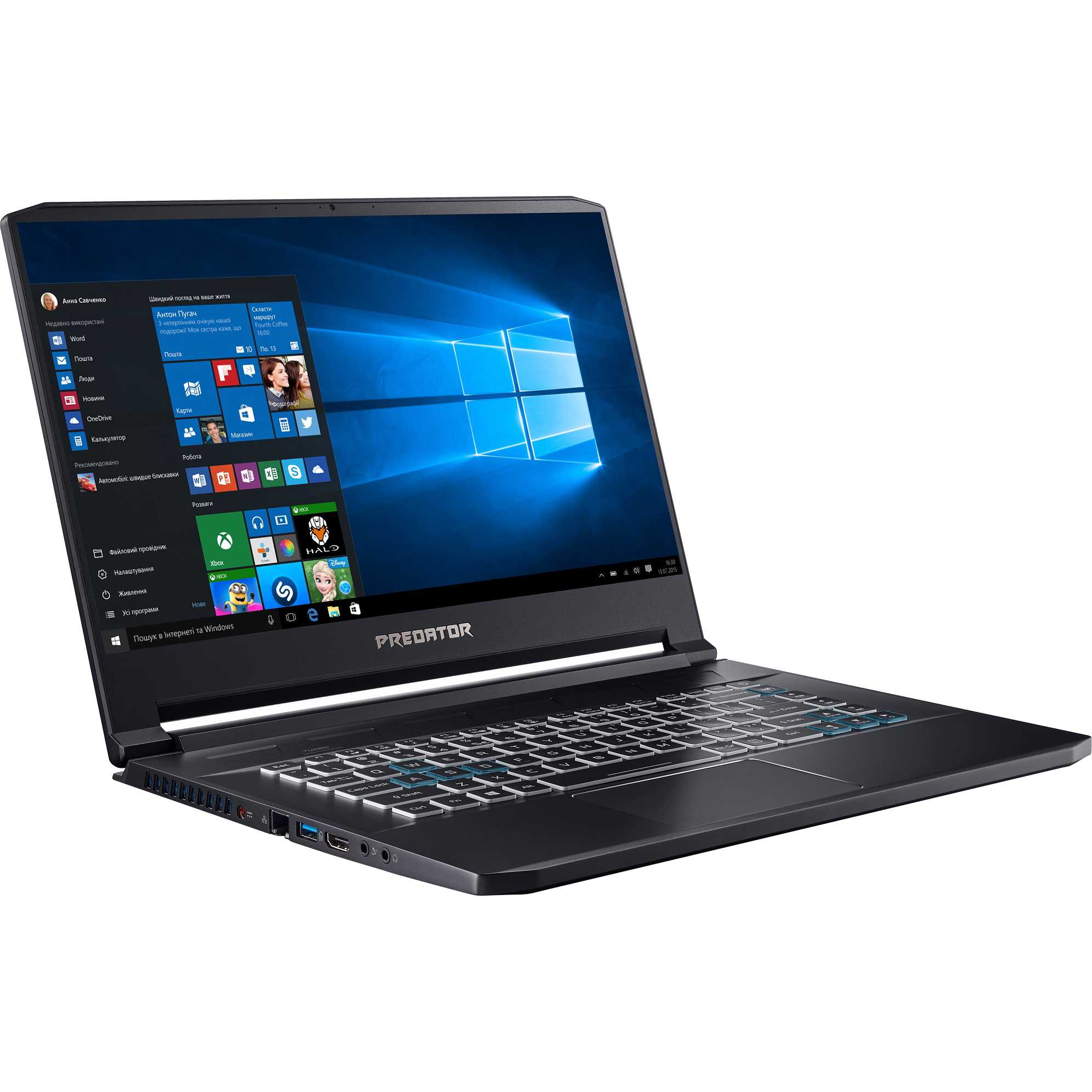 Ноутбук ACER Predator Triton 500 PT515-51 Black (NH.Q4WEU.023) Диагональ дисплея 15.6