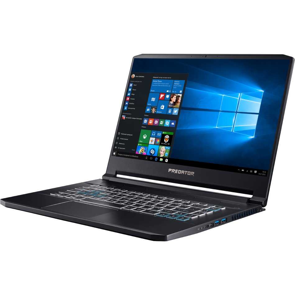 Ноутбук ACER Predator Triton 500 PT515-51 Black (NH.Q4WEU.023) Разрешение дисплея 1920 x 1080