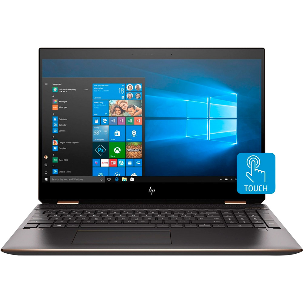 Ноутбук HP Spectre 15 x360 15-df0039ur Black/Gold (6BM06EA)